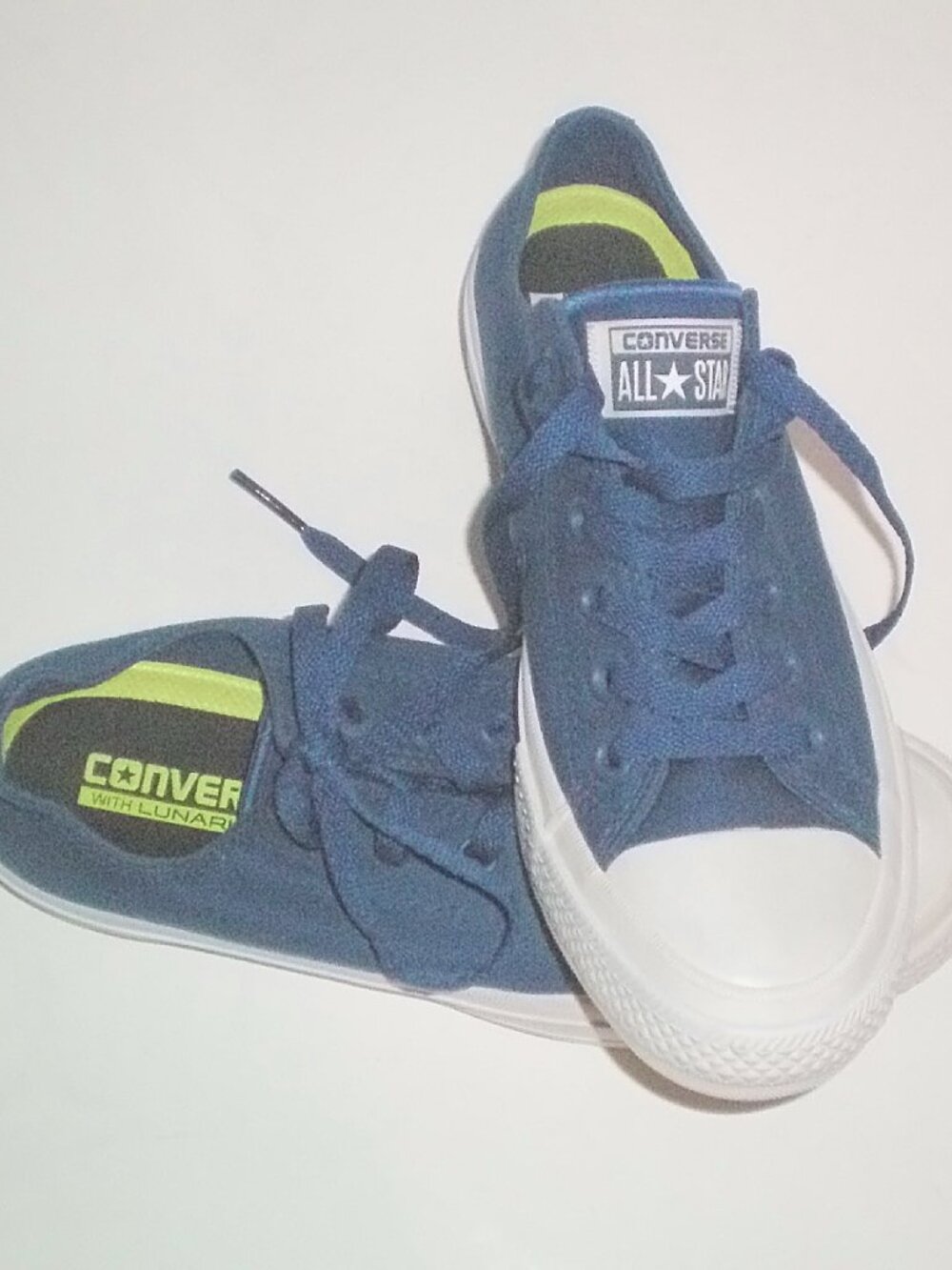 Converse Chuck Taylor All Star Royal Blue Lunarlon Shoes Men's Size 6 Women's 8